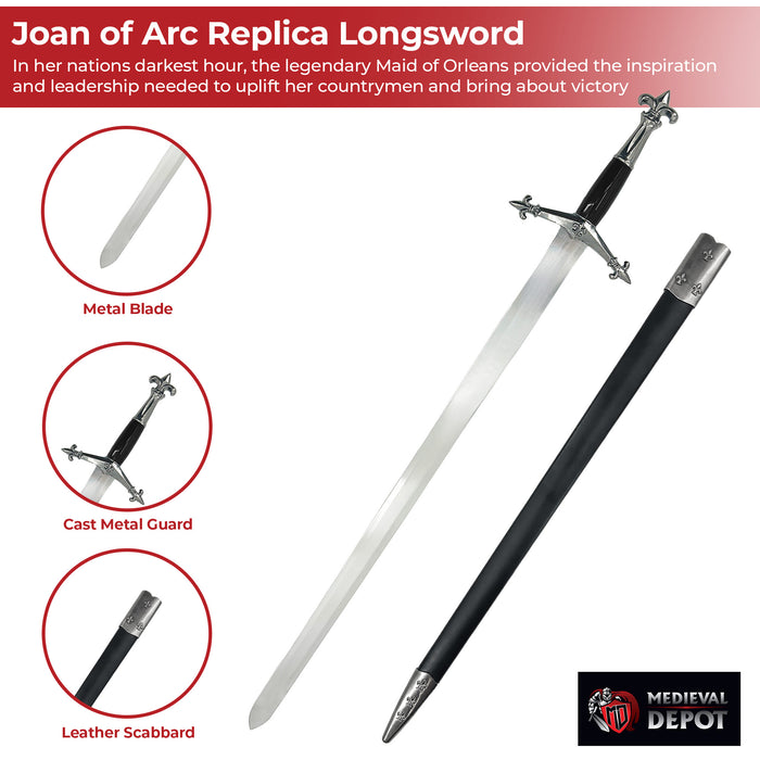 Joan of Arc Replica Longsword