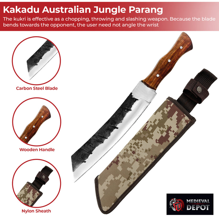 Kakadu Australian Jungle Hand Forged Parang