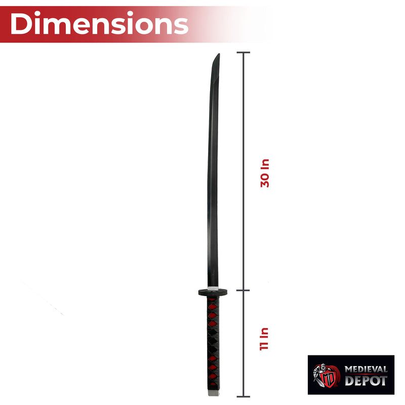 Tanjiro Kamado Demon Slayer Foam Katana Sword With Scabbard