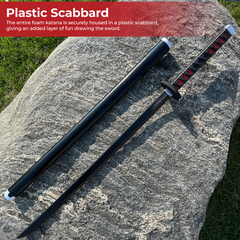 Tanjiro Kamado Demon Slayer Foam Katana Sword With Scabbard