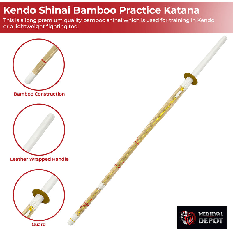 Kendo Shinai Bamboo Practice Katana