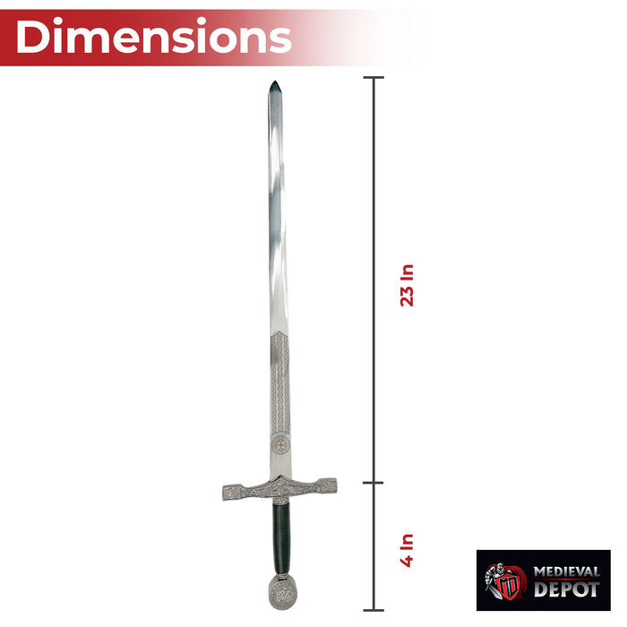 King Arthur Excalibur Replica Longsword - Silver