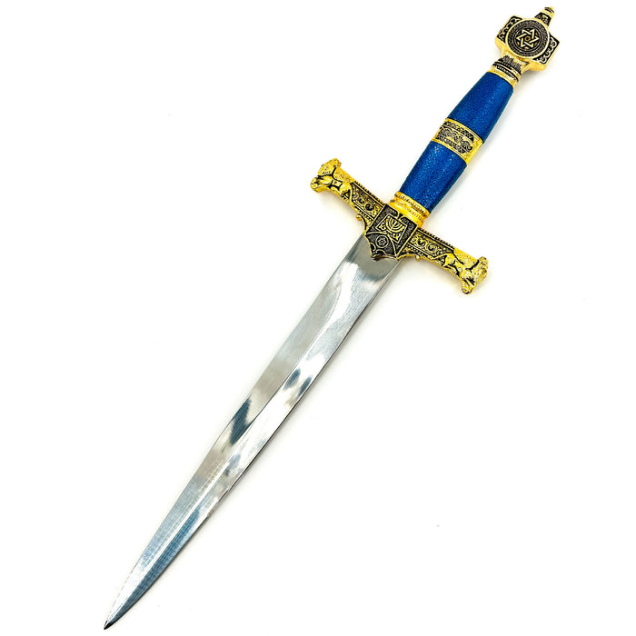 King Solomon Medieval Crusader Dagger Blue