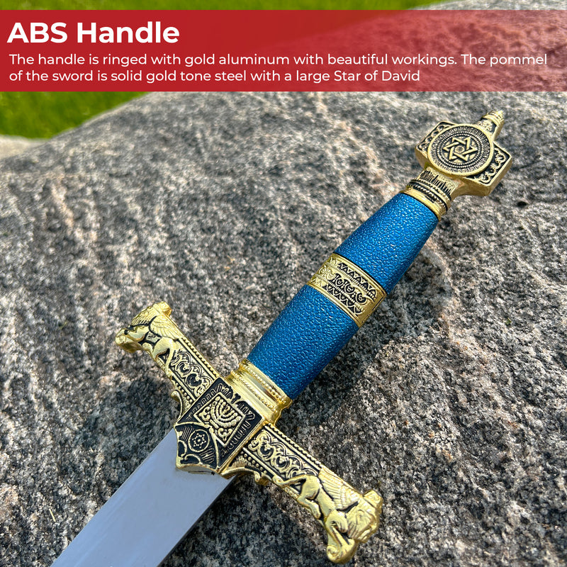King Solomon Medieval Crusader Dagger Blue