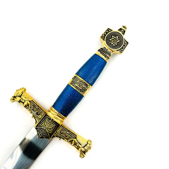 King Solomon Medieval Crusader Dagger Blue