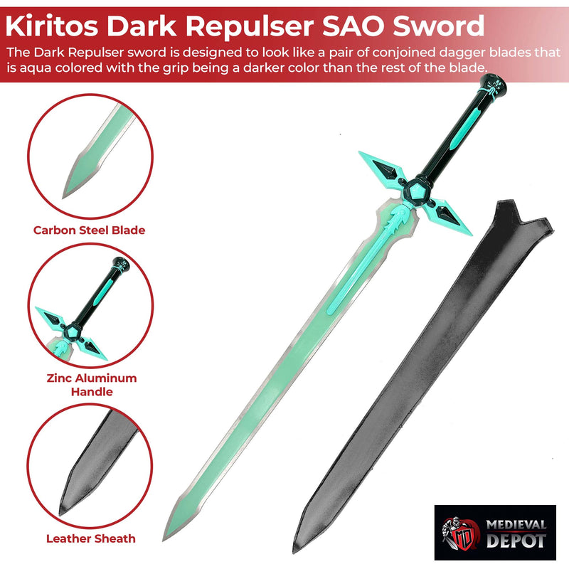 Kiritos Dark Repulser SAO Sword