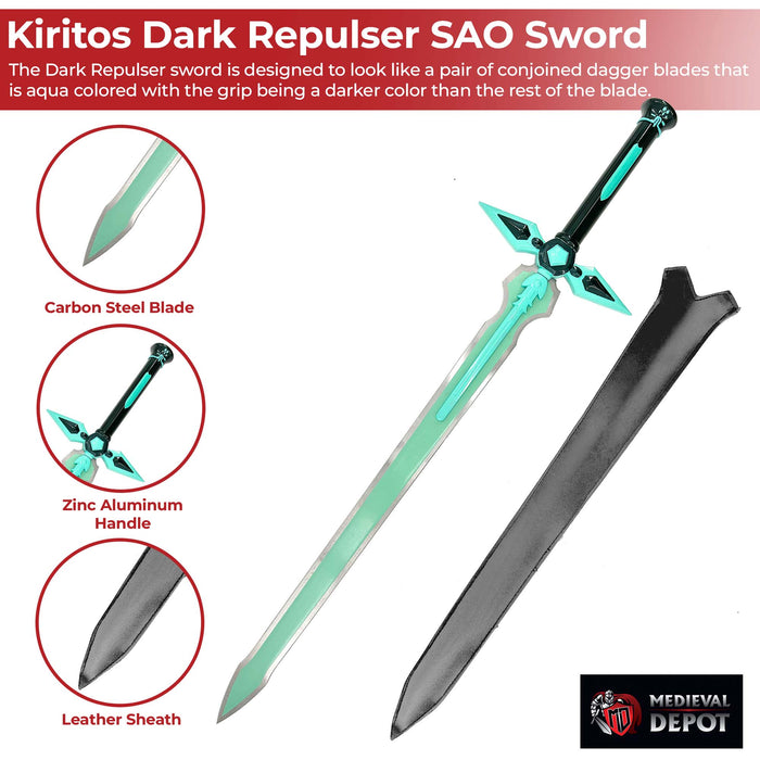 Kiritos Dark Repulser SAO Sword