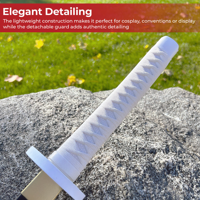 Bleach Kuchiki Rukia Sode no Shirayuki Anime White Foam Katana Sword