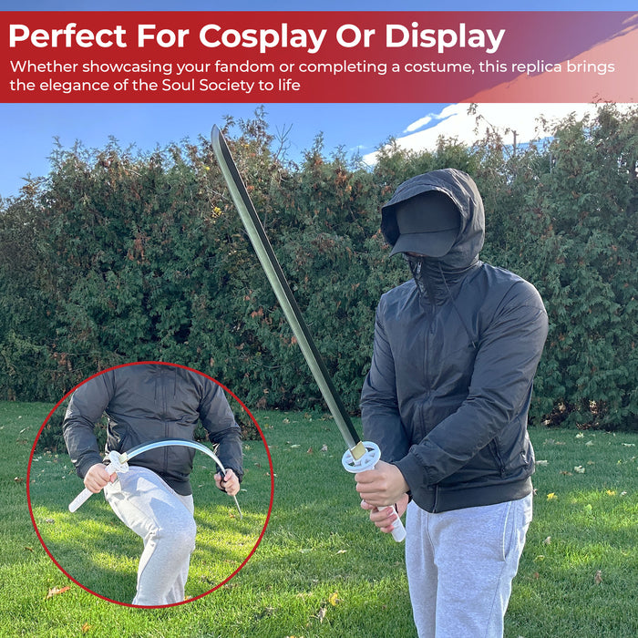 Bleach Kuchiki Rukia Sode no Shirayuki Anime White Foam Katana Sword
