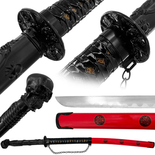 Katana of the Fallen Shogun - Skeleton Samurai Sword with Tokugawa Crest