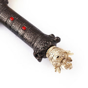 King Arthur Excalibur Gold Damascus Steel Sword