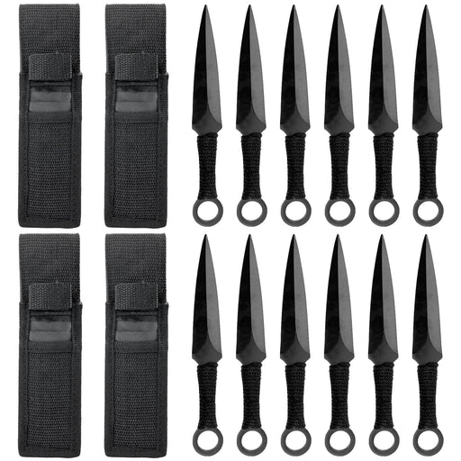 Kunai 12-Piece Throwing Knife Set