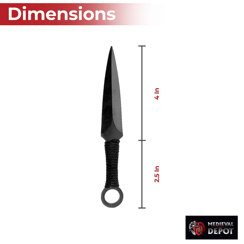 Kunai 12-Piece Throwing Knife Set