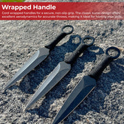 Kunai 12-Piece Throwing Knife Set