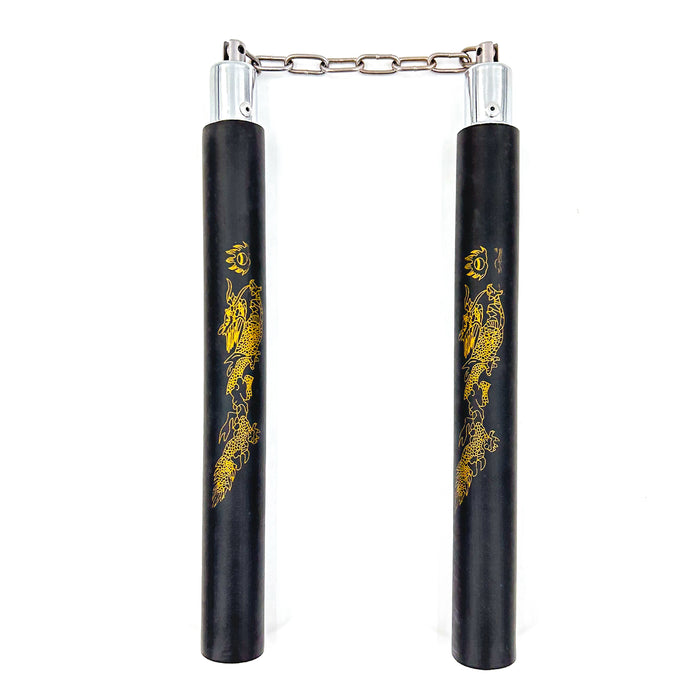 Laser Dragon Black Martial Arts Nunchaku