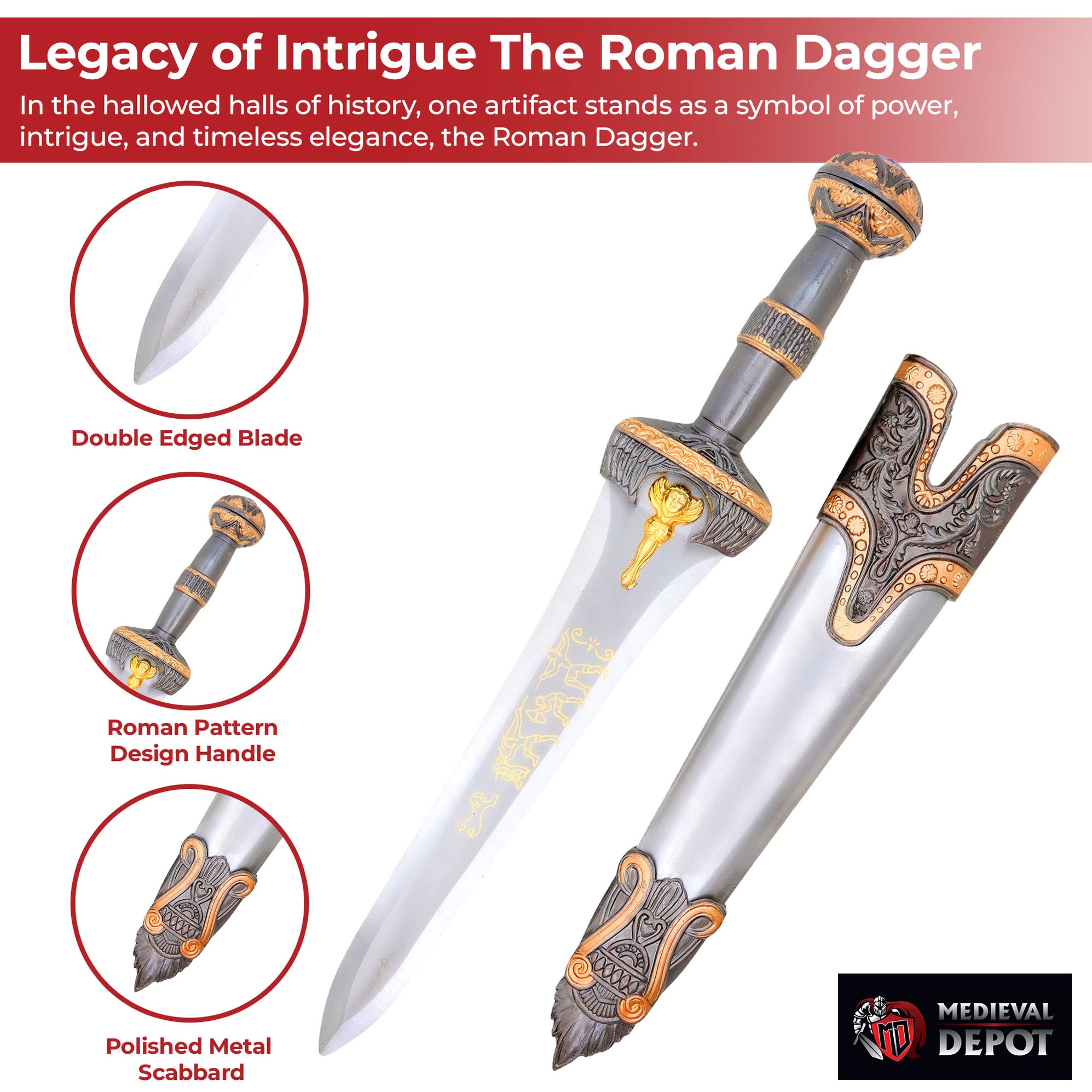 Legacy of Intrigue The Roman Dagger of Nobility and Power — Medieval Depot