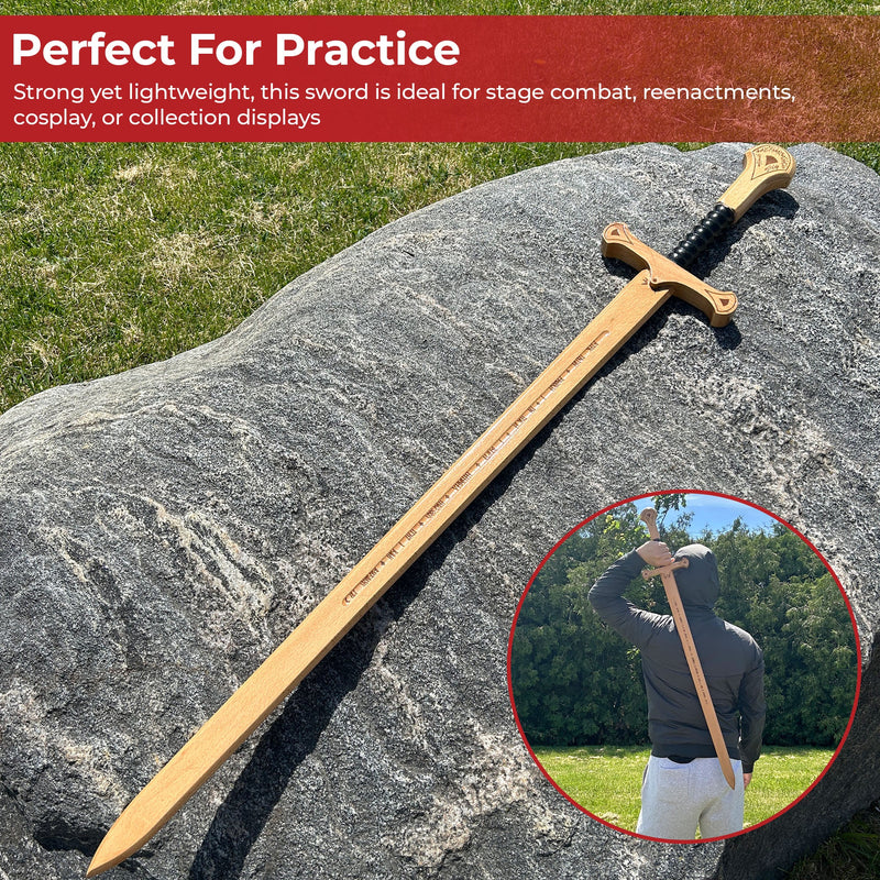 LOTR Anduril Wood Sword
