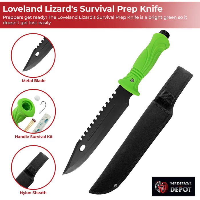 Loveland Lizard's Survival Prep Knife