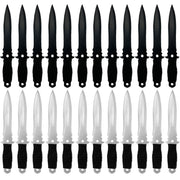 Light & Dark Throwing Knife 24-Piece Set
