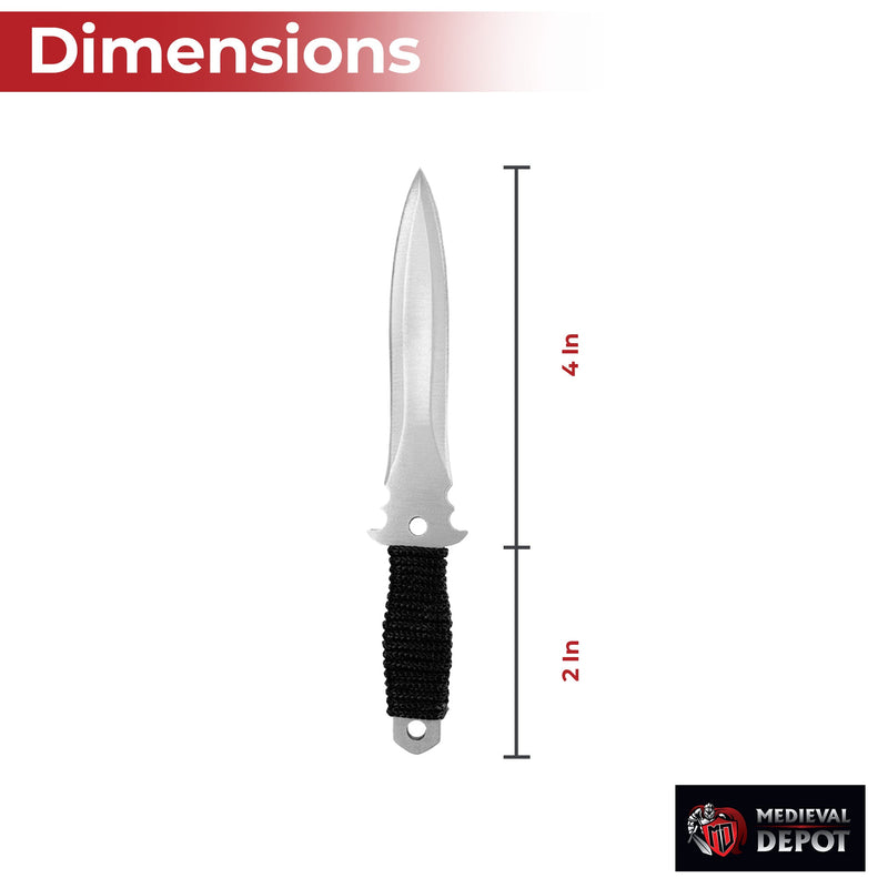 Light & Dark Throwing Knife 24-Piece Set