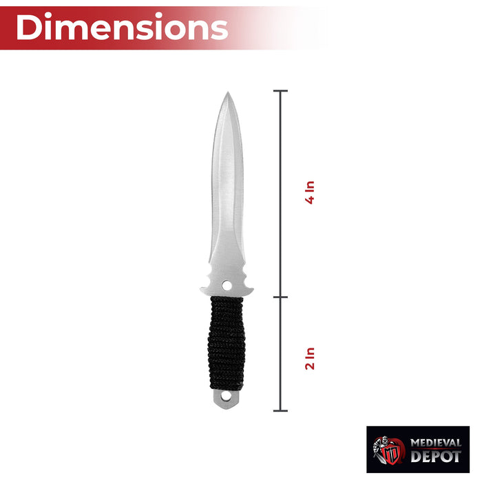 Light & Dark Throwing Knife 24-Piece Set