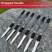 Light & Dark Throwing Knife 24-Piece Set