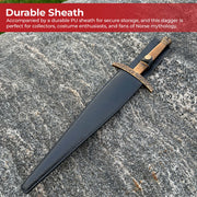 Loki-Inspired Dagger with Sheath