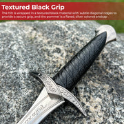 Lord of the Rings Sting Dagger – 11-Inch Elven Blade with Scabbard and Runic Inscription