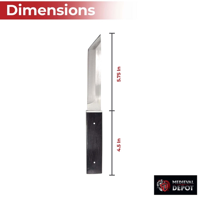 Masterfully Crafted Full Tang Japanese Tanto Dagger