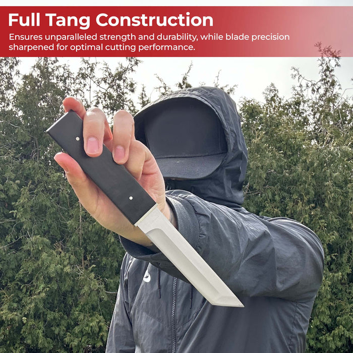 Masterfully Crafted Full Tang Japanese Tanto Dagger