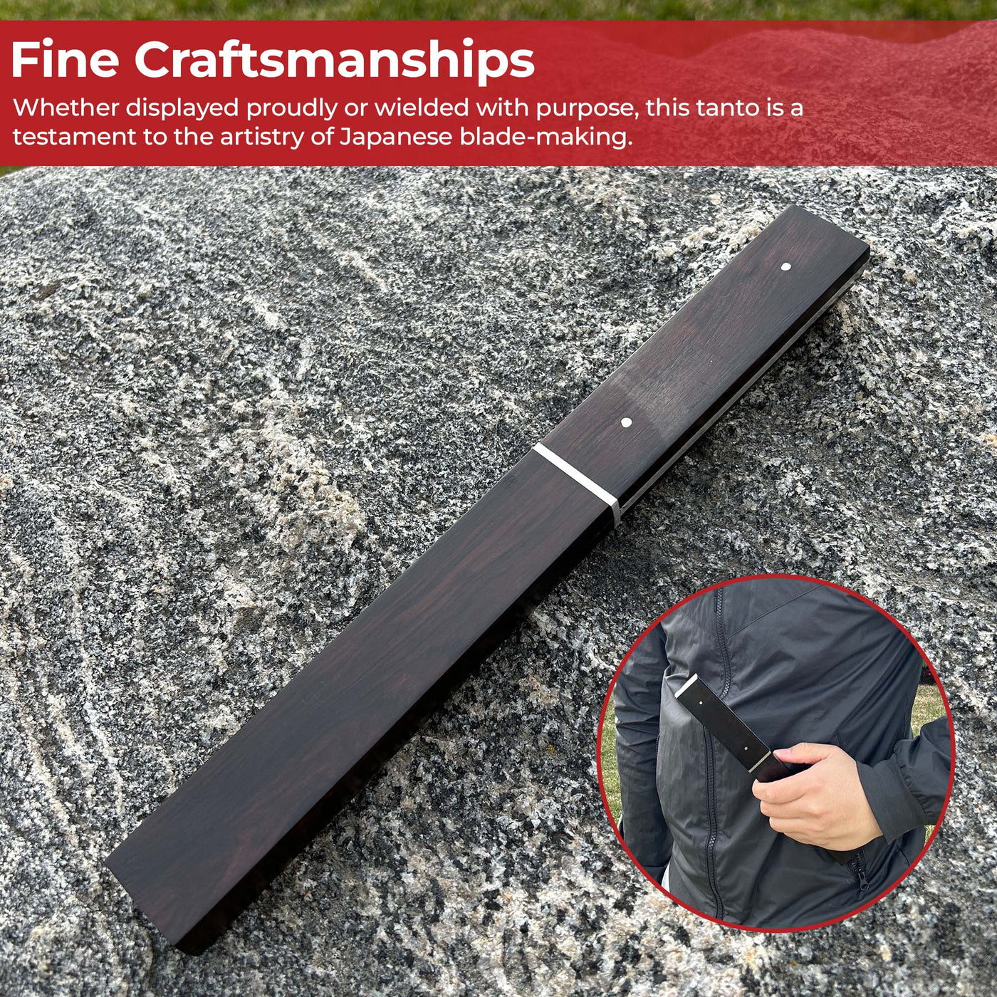 Masterfully Crafted Full Tang Japanese Tanto Dagger — Medieval Depot
