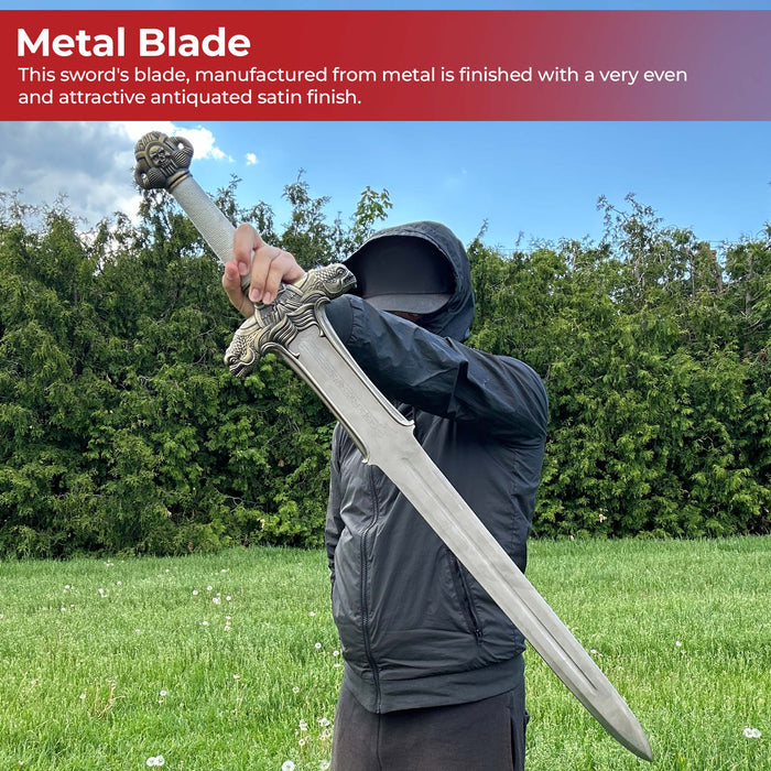 Medieval Barbarian Antiquated Sword