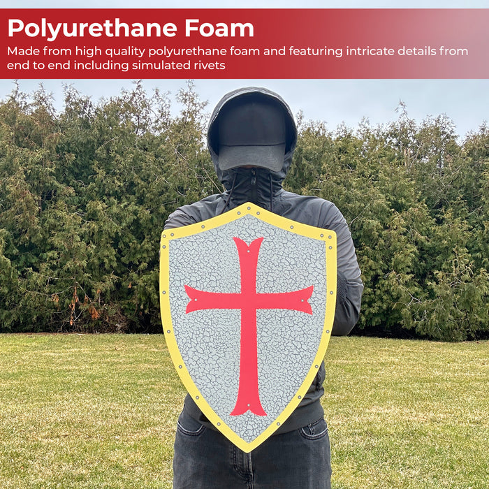 Medieval Knight Crusader Foam Shield