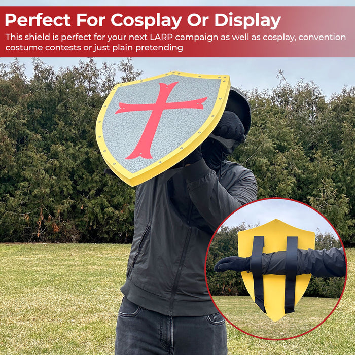 Medieval Knight Crusader Foam Shield
