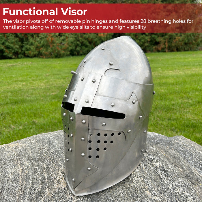 Medieval Knight Great Bascinet