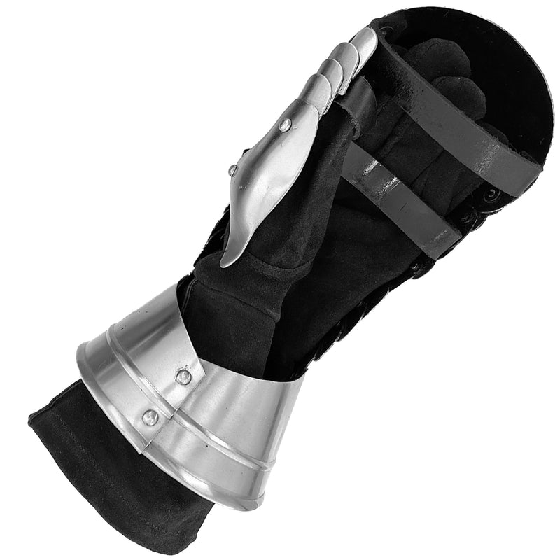 Medieval Knights Forged Mitten Cuff Gauntlet Set