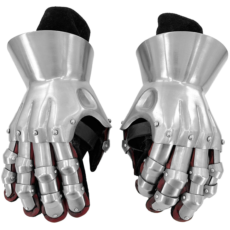 Medieval Renaissance Functional Hourglass Gauntlets Set