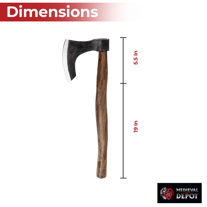 Medieval Traditional Scandinavian Skeggøx Battle Axe