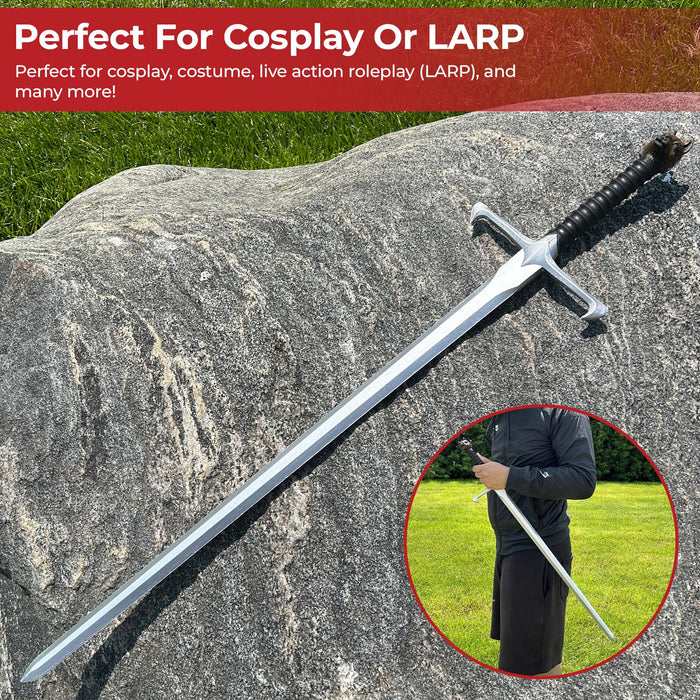 Medieval Wolf Foam LARP Costume Cosplay Replica Sword