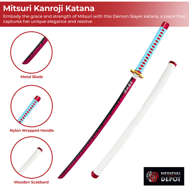 Mitsuri Kanroji Demon Slayer Replica Love Hashira Nichirin Katana Sword