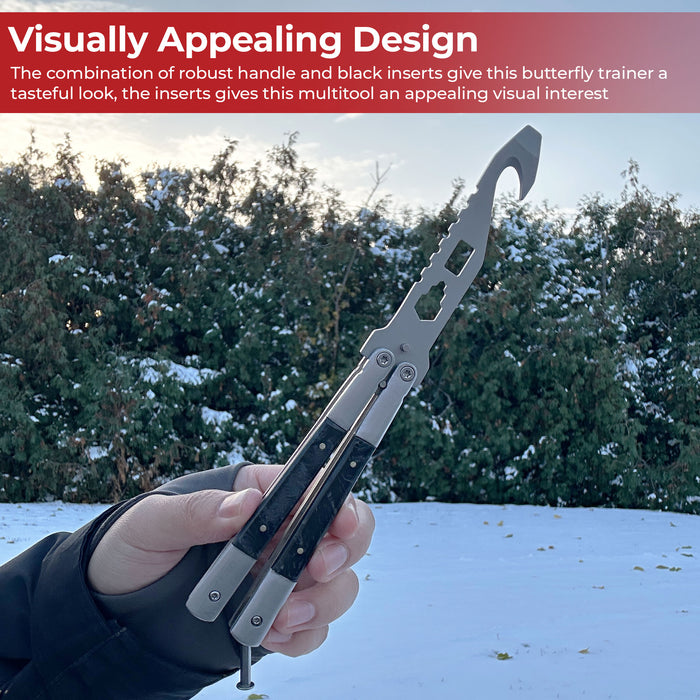 Mystic Black Butterfly Style Multitool Blade Trainer