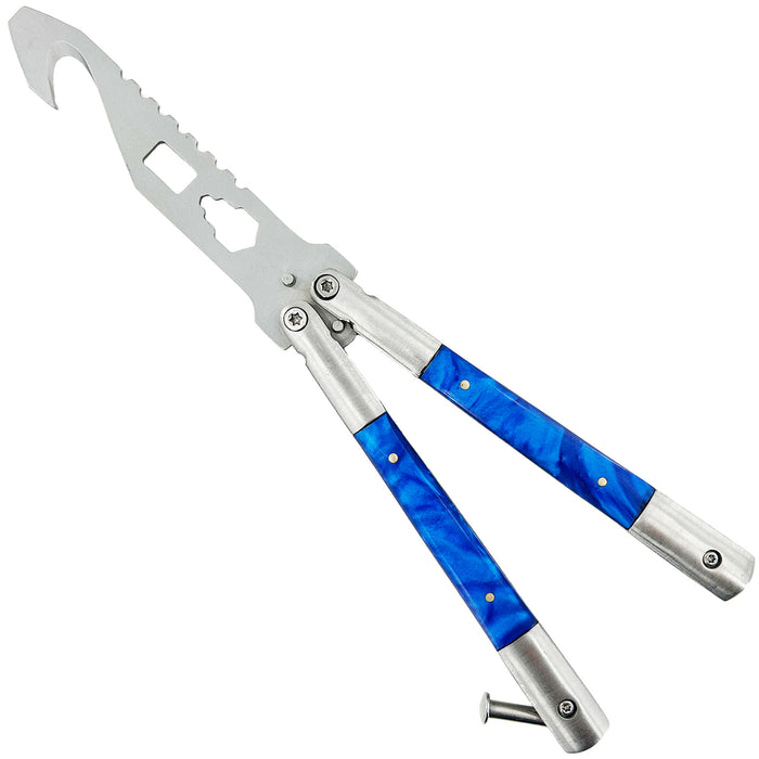 Mystic Blue Butterfly Style Multitool Blade Trainer