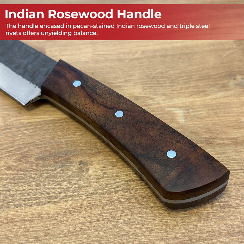 Medieval Forged Carbon Steel Chef's Knife