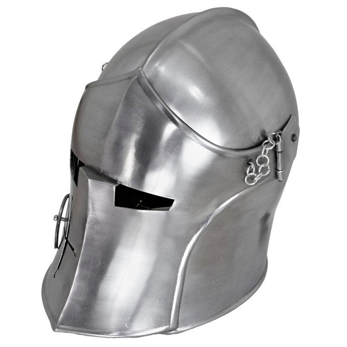 Medieval Marvel Italian Inspired Visored Barbuta Helmet