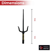 Midnight Duelist 19" Black Sai Set