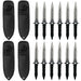 Midnight Flyer 12-Piece Throwing Knife Set