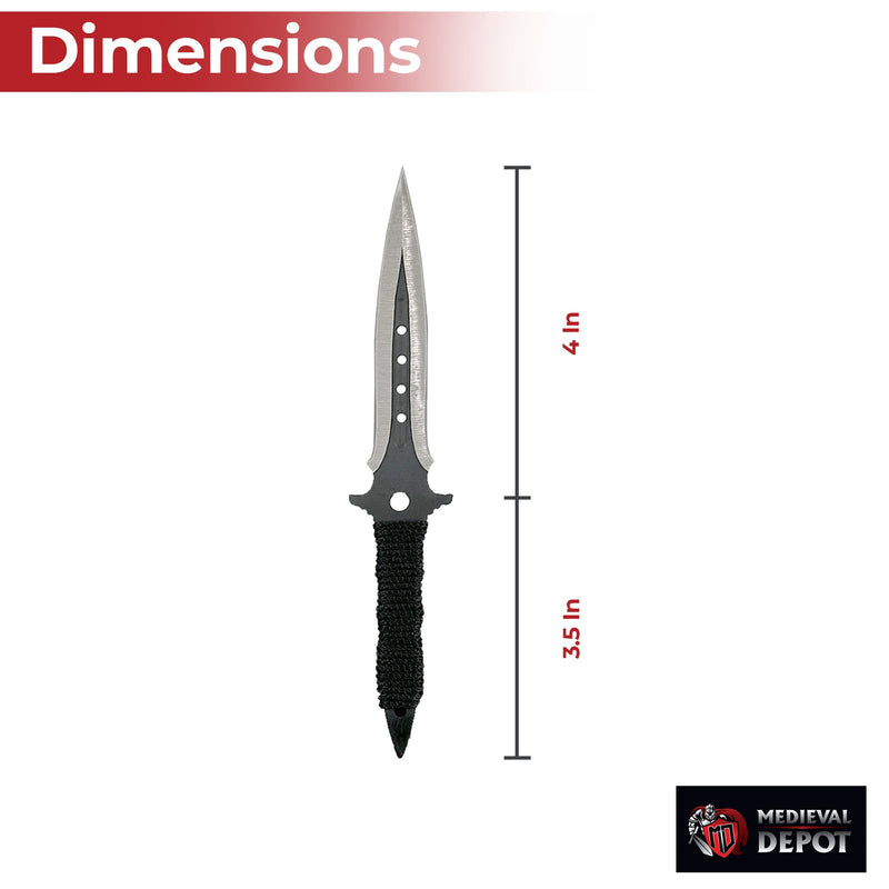 Midnight Flyer 12-Piece Throwing Knife Set