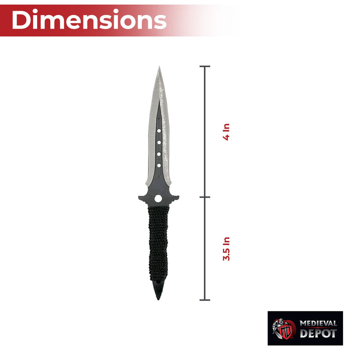 Midnight Flyer 12-Piece Throwing Knife Set