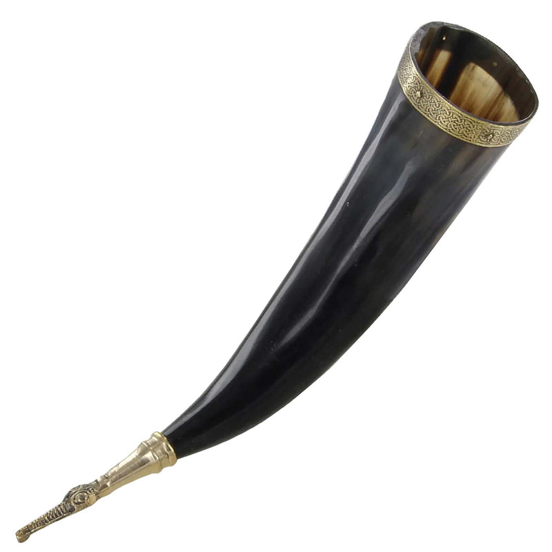 Navigators Serpent Viking Compass Horn with Jormungandr