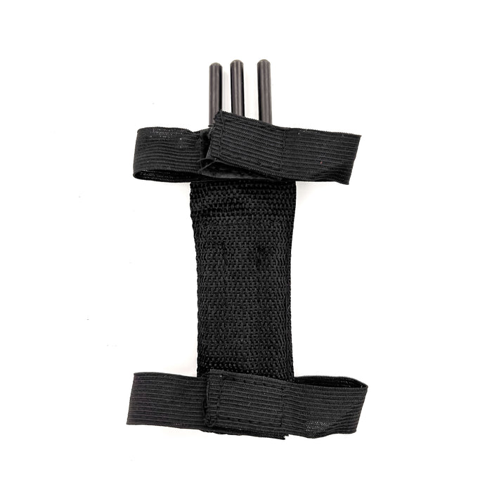 Ninja Assassin Arm Spikes 3pcs Set With Belt Pouch